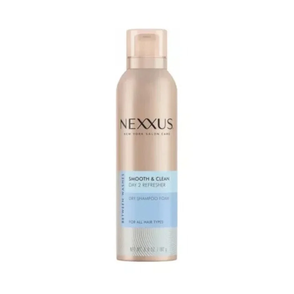 Nexxus Between Washes Dry Shampoo Foam for All hair Smooth & Clean 6.8 Oz  NEW